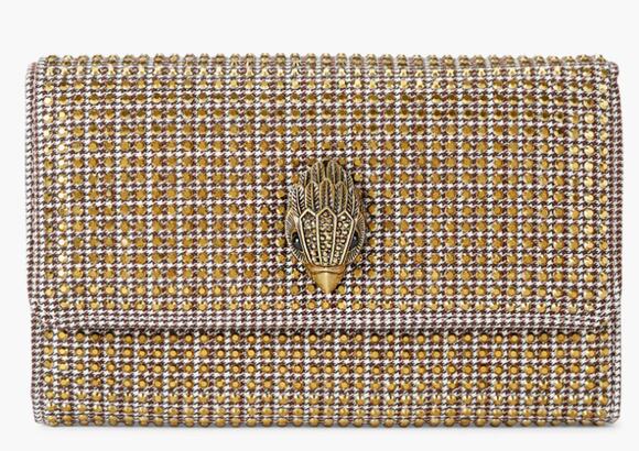 Kurt Geiger London Handbags - Kurt Geiger London Kensington Wallet on a Chain Gold NWT